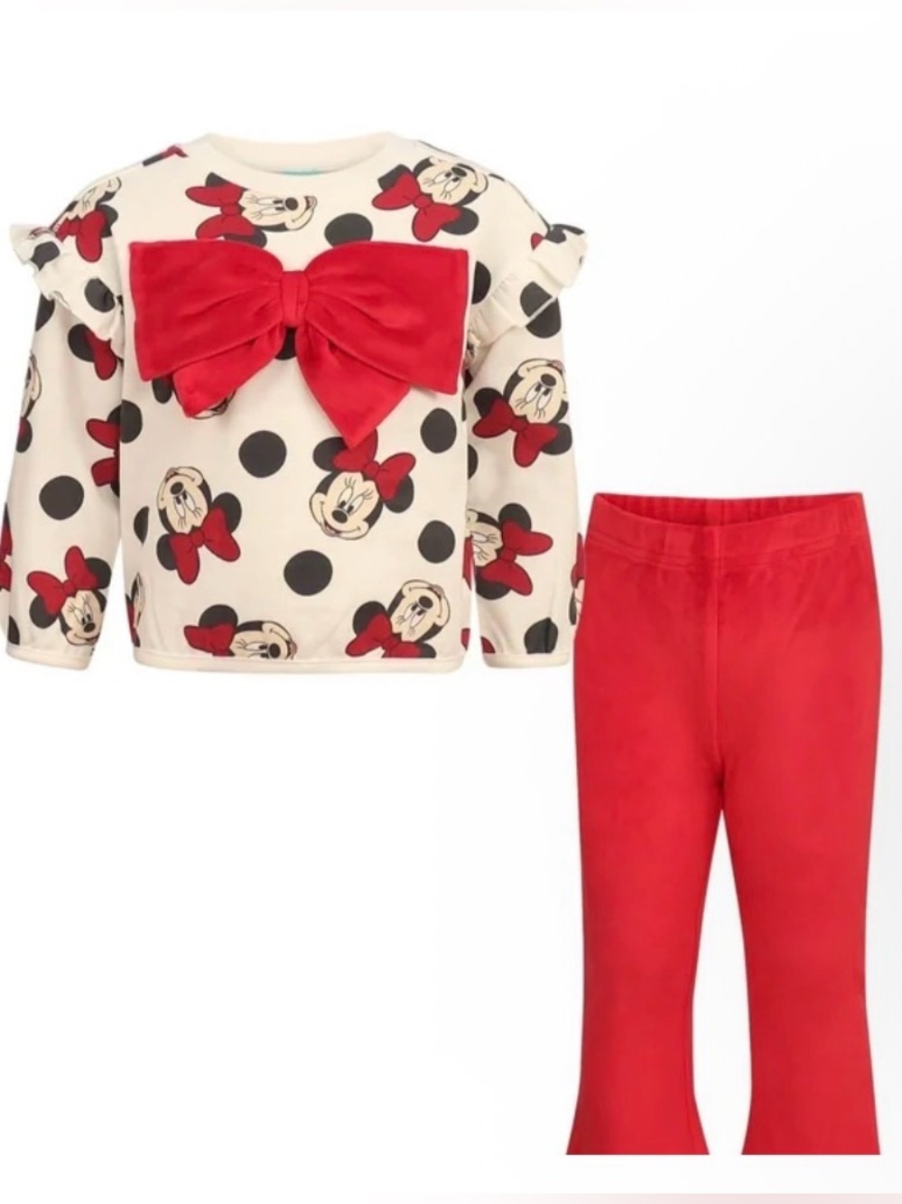 Disney Baby Minnie Mouse Sweater Sweatpants Set 24 Months NWT